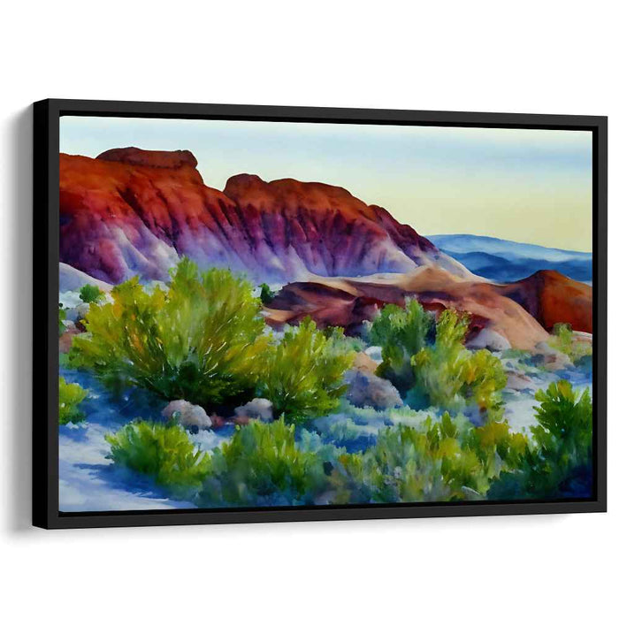 Watercolor Painted Desert #146