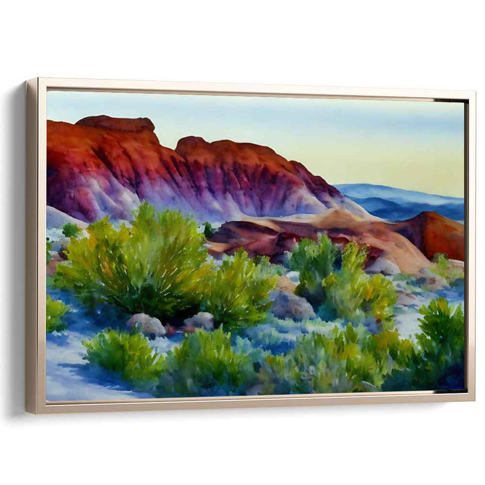 Watercolor Painted Desert #146