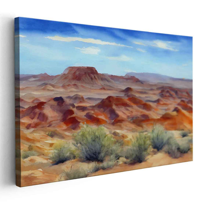 Watercolor Painted Desert #147