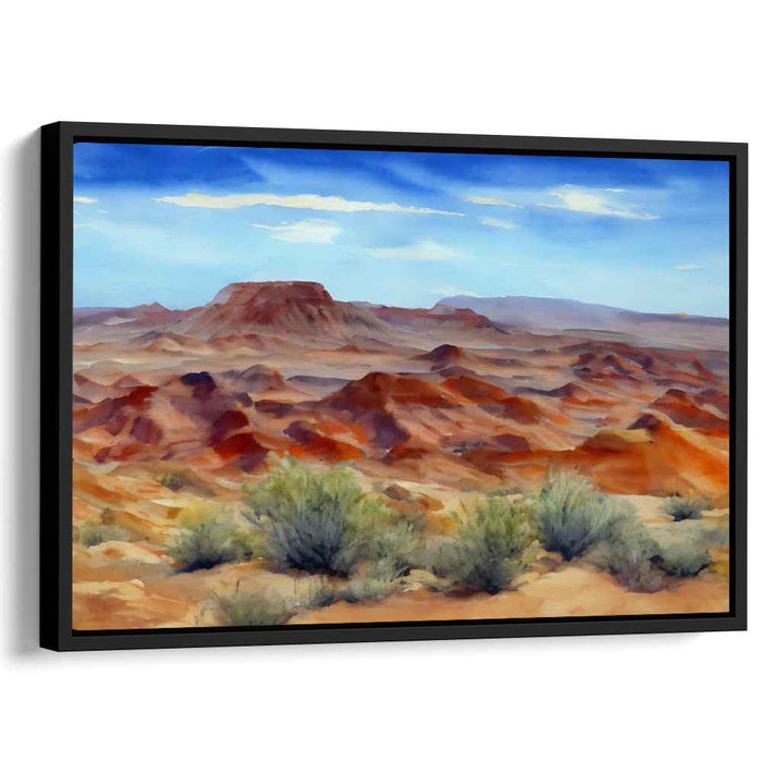 Watercolor Painted Desert #147