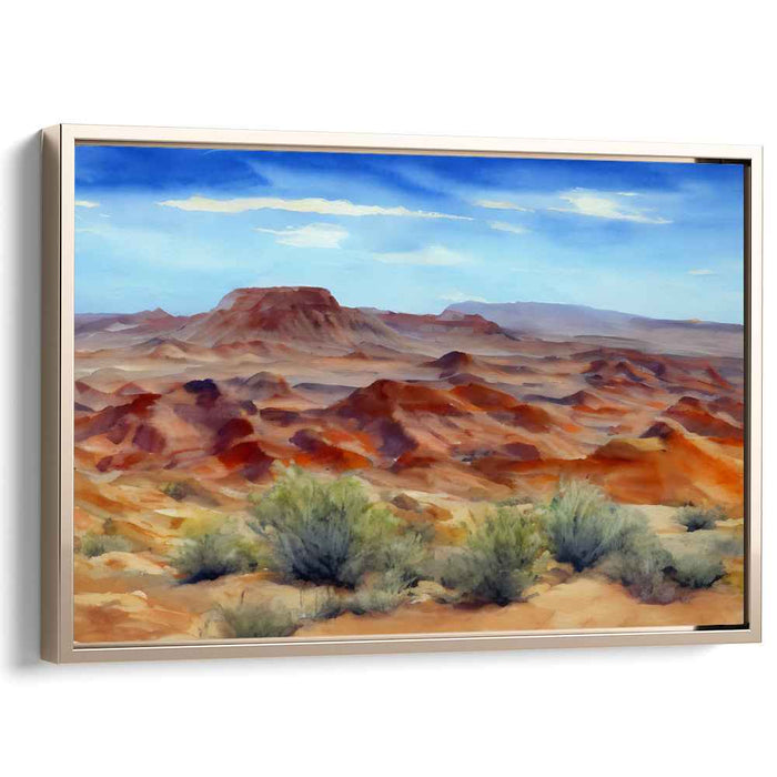 Watercolor Painted Desert #147