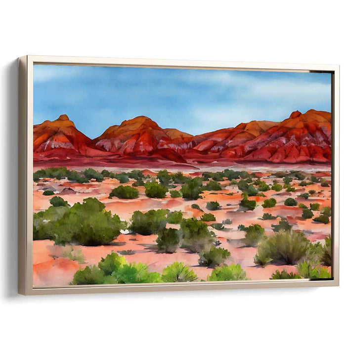 Watercolor Painted Desert #148