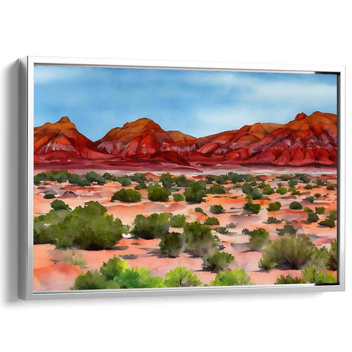 Watercolor Painted Desert #148