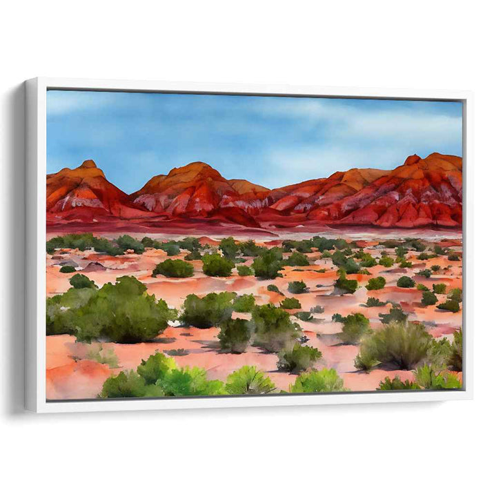 Watercolor Painted Desert #148