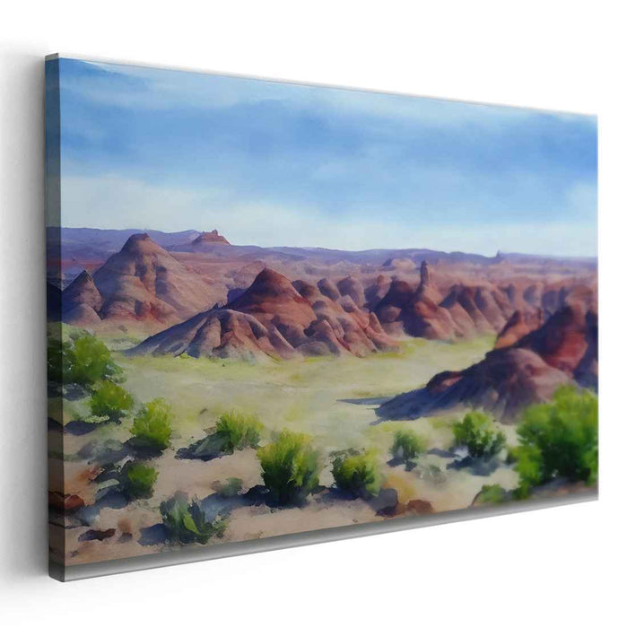 Watercolor Painted Desert #151