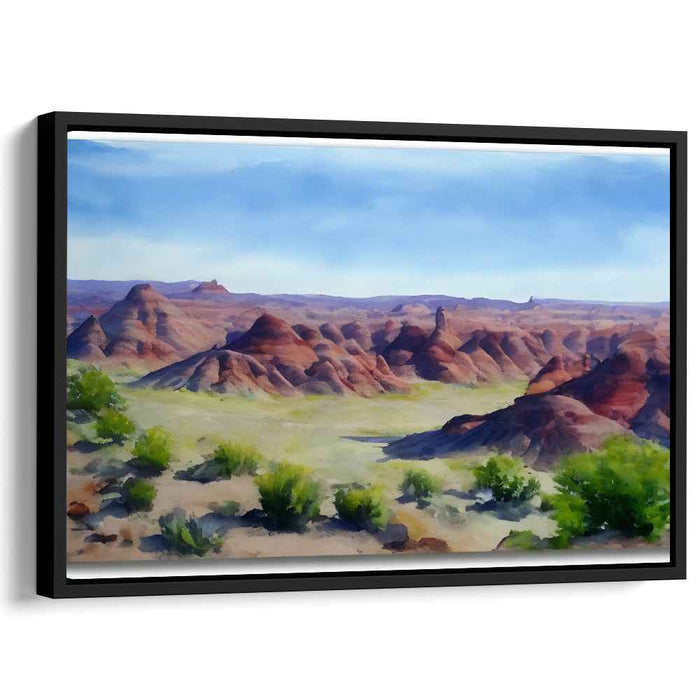 Watercolor Painted Desert #151