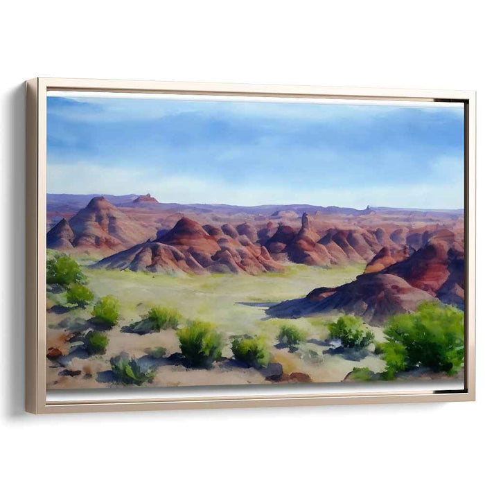 Watercolor Painted Desert #151