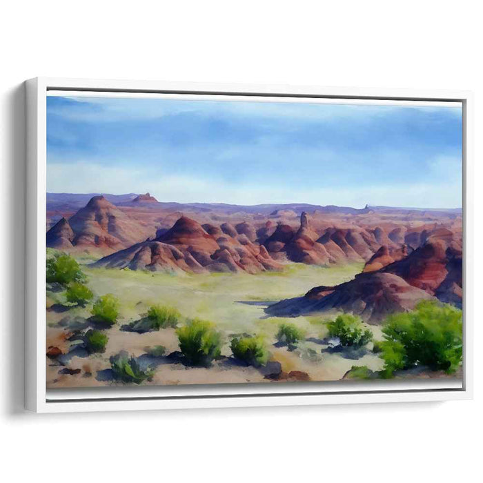 Watercolor Painted Desert #151