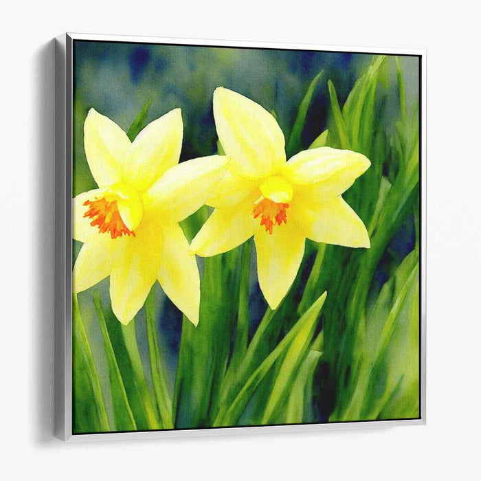 Watercolor Daffodils #002