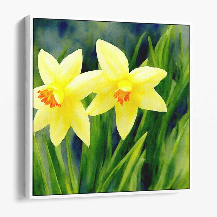 Watercolor Daffodils #002