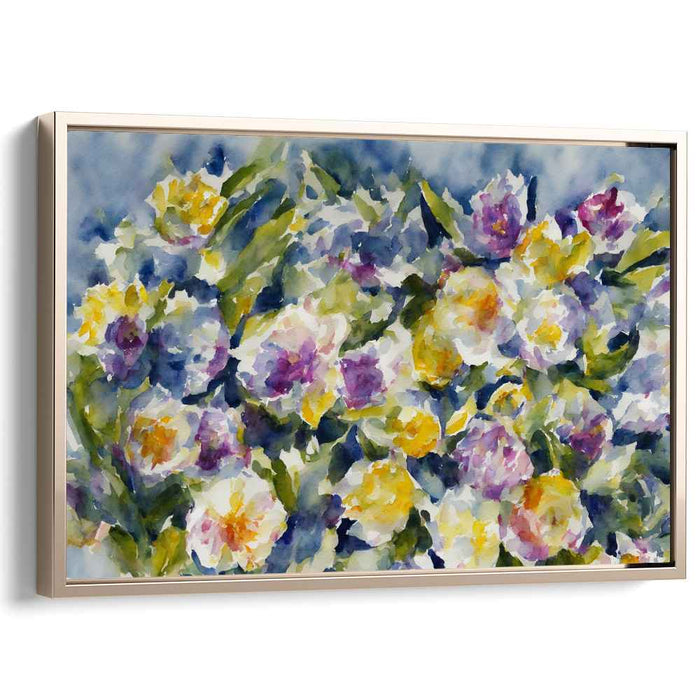 Whispers Of Petal Rain: Watercolor Blossoms in Bloom