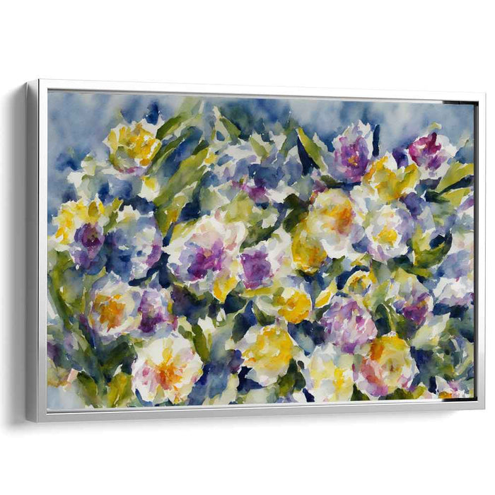 Whispers Of Petal Rain: Watercolor Blossoms in Bloom