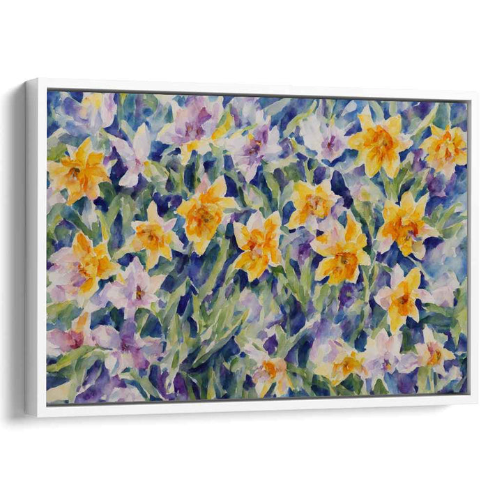Watercolor Daffodils #124