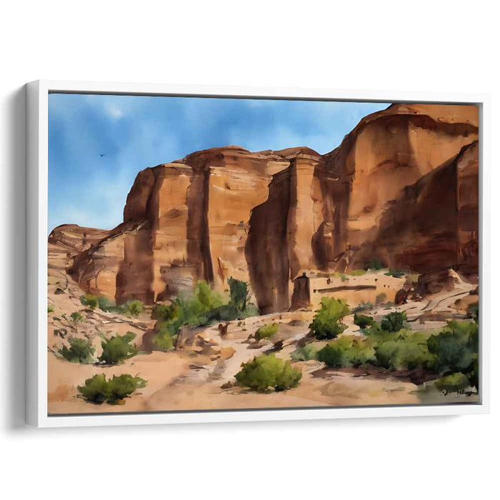 Whispering Cliff Edges: A Serene Canyon Vista