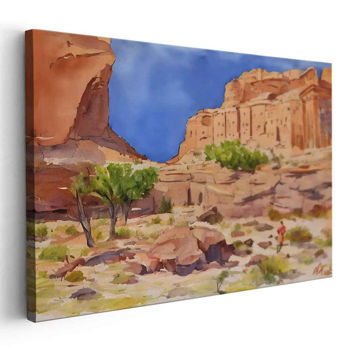 Ripple Mirage Gorge: Watercolor Canyon Vista