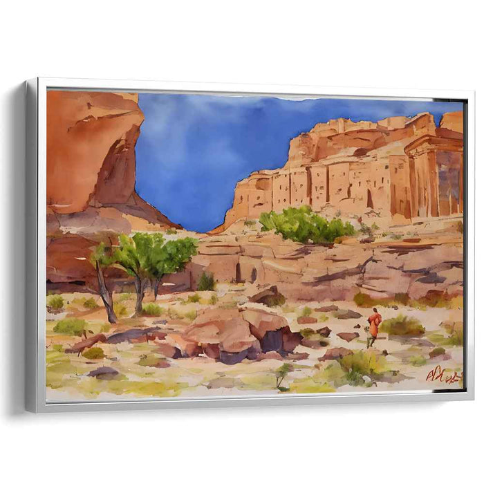 Ripple Mirage Gorge: Watercolor Canyon Vista