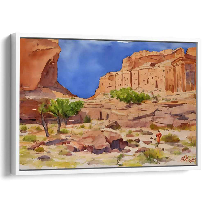 Ripple Mirage Gorge: Watercolor Canyon Vista