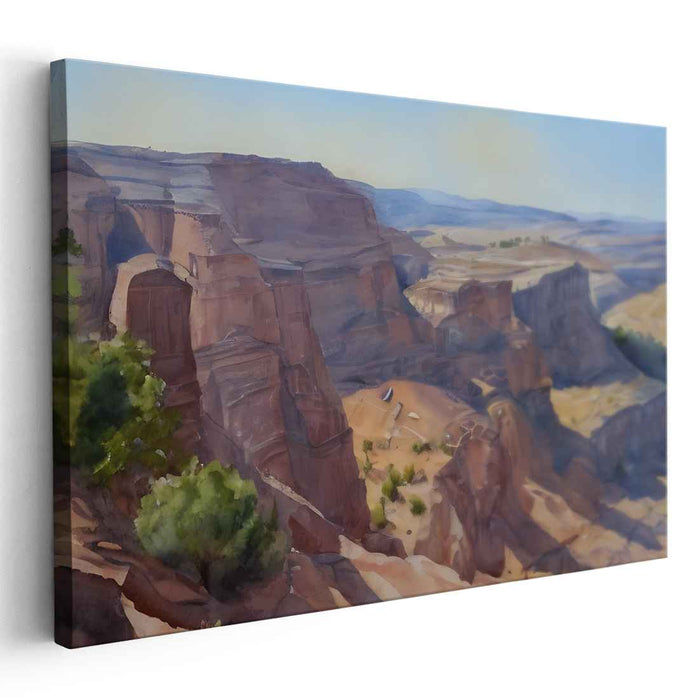 Earthen Glow Symphony: A Sunlit Panorama in Earthy Browns