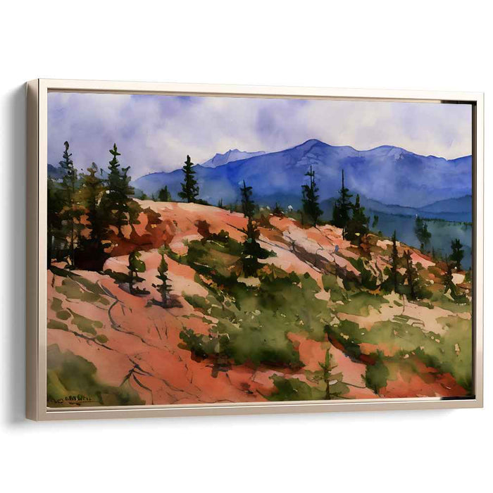 Watercolor Pikes Peak #107