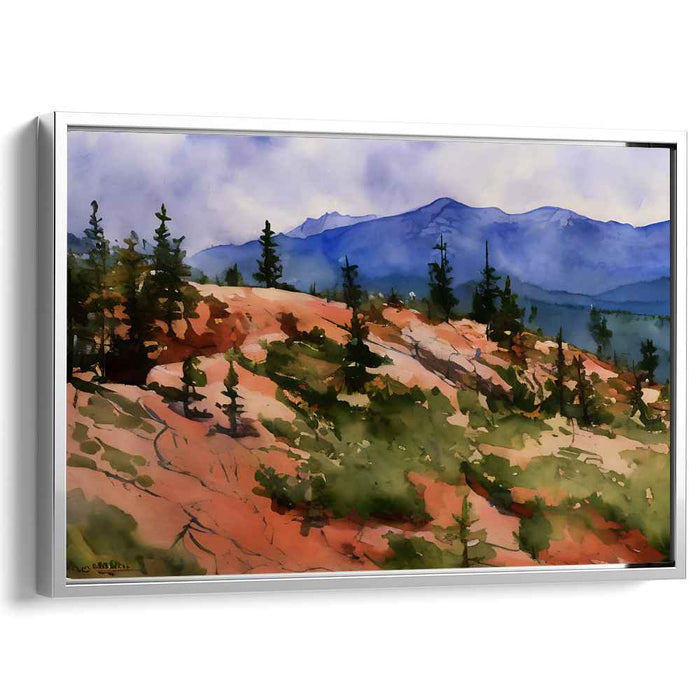 Watercolor Pikes Peak #107