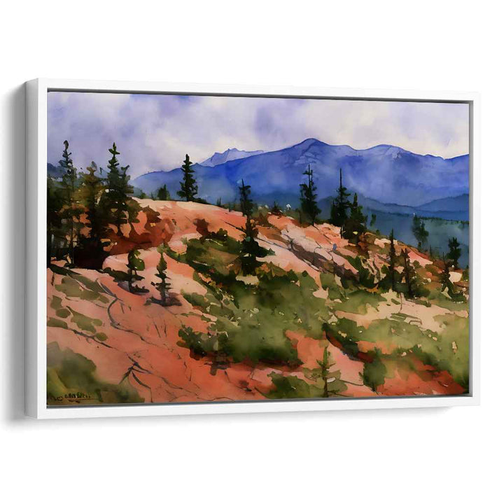 Watercolor Pikes Peak #107