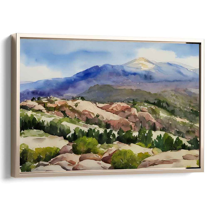 Watercolor Pikes Peak #109