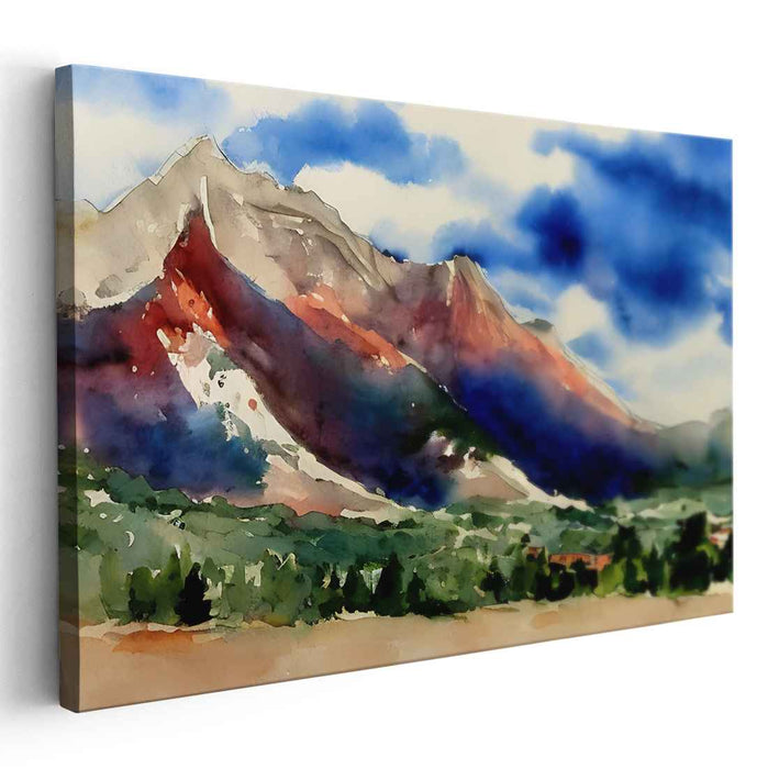 Watercolor Pikes Peak #110