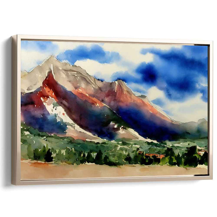 Watercolor Pikes Peak #110