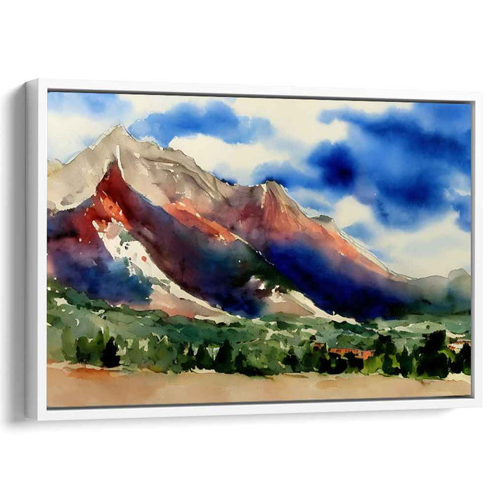 Watercolor Pikes Peak #110