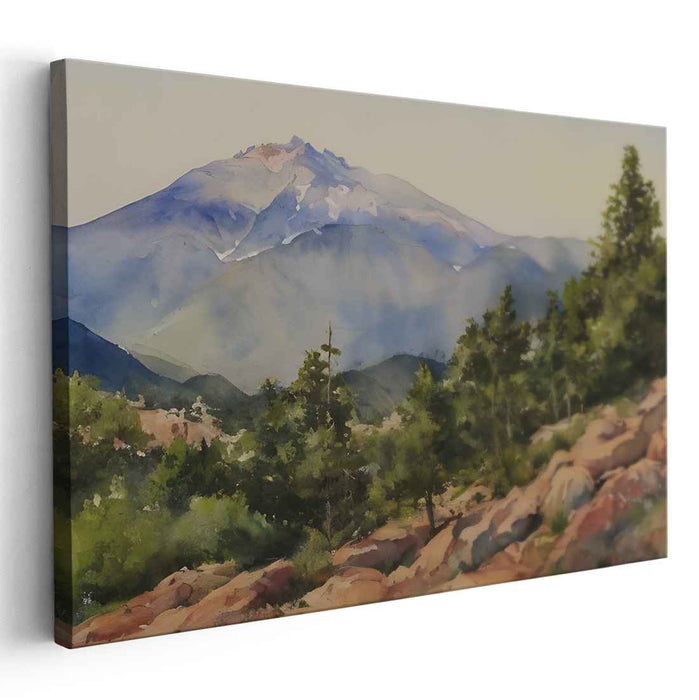 Watercolor Pikes Peak #116