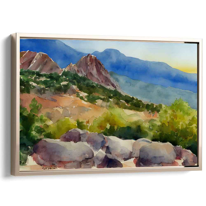 Watercolor Pikes Peak #117
