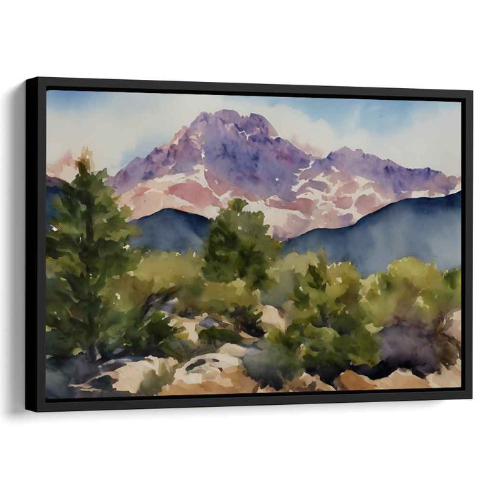 Whispers Among the Lilies: Tranquil Landscape Watercolor Art