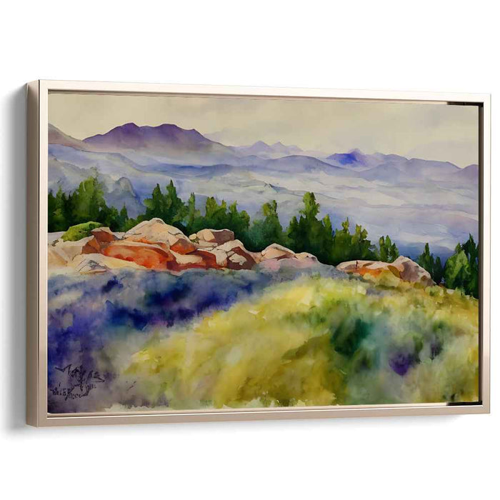 Watercolor Pikes Peak #128