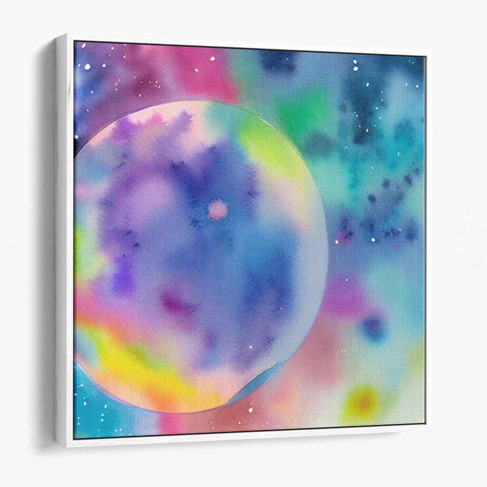 Watercolor Planets #009