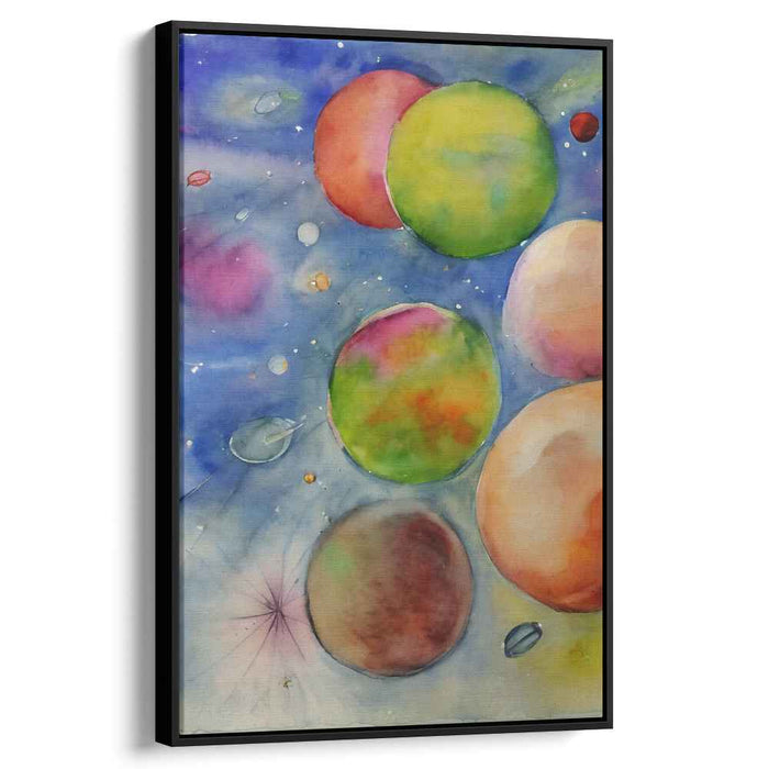 Galactic Brushstrokes: A Cosmic Watercolor Journey