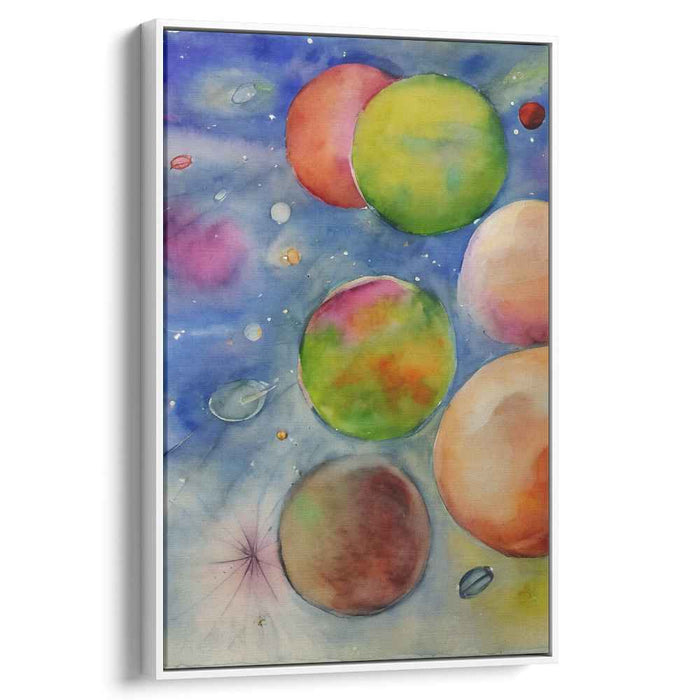 Galactic Brushstrokes: A Cosmic Watercolor Journey