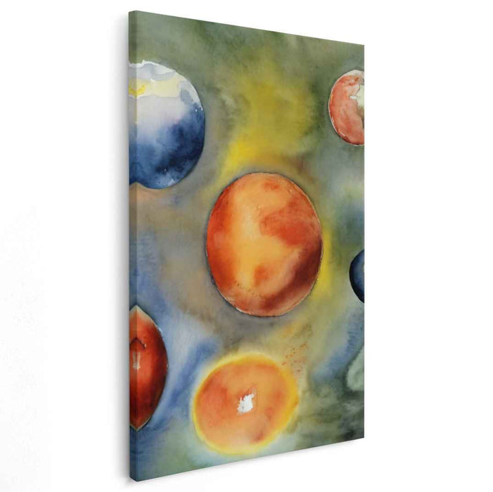 Melody in Blue Hues: A Watercolor Symphony