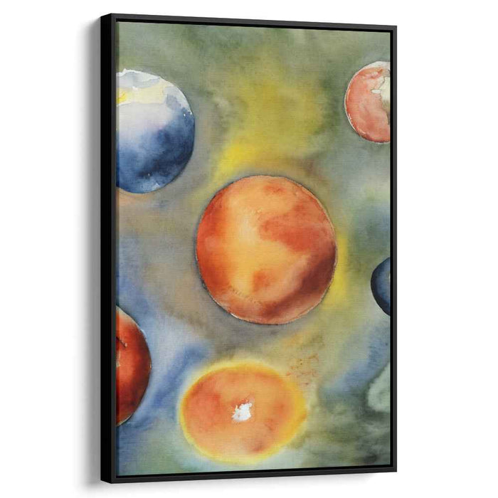 Melody in Blue Hues: A Watercolor Symphony