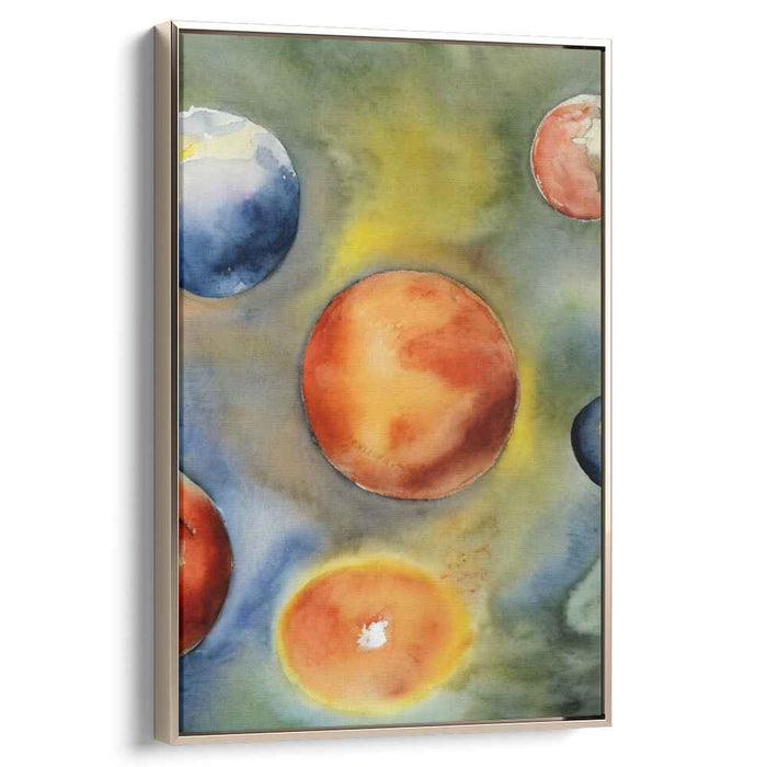 Melody in Blue Hues: A Watercolor Symphony