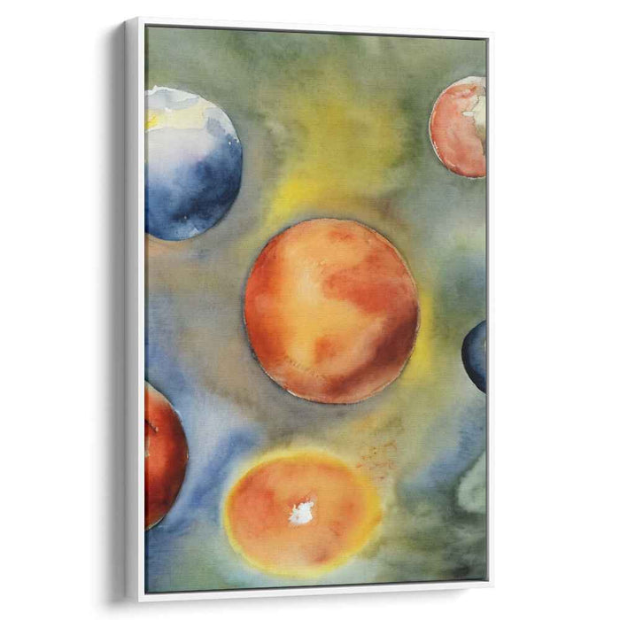 Melody in Blue Hues: A Watercolor Symphony