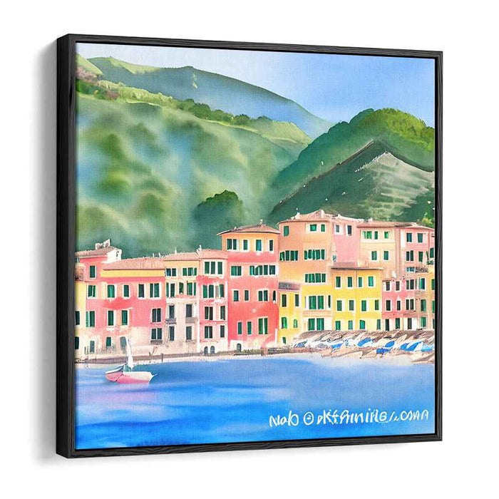 Watercolor Portofino #007