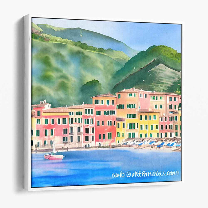 Watercolor Portofino #007