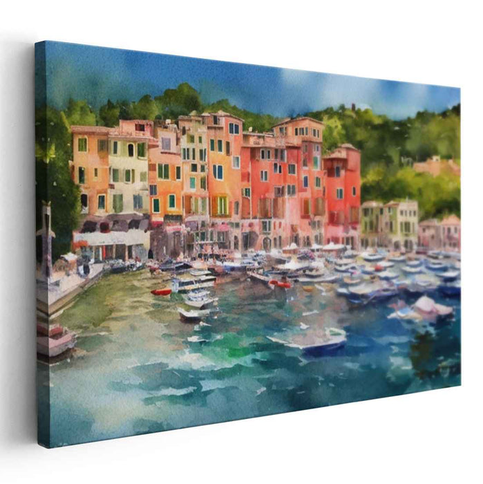 Watercolor Portofino #102