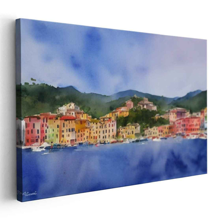 Watercolor Portofino #127