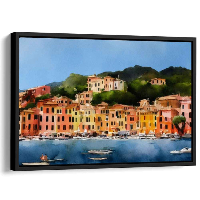 Aqua Dreamscape Village: Watercolor Village by the Sea