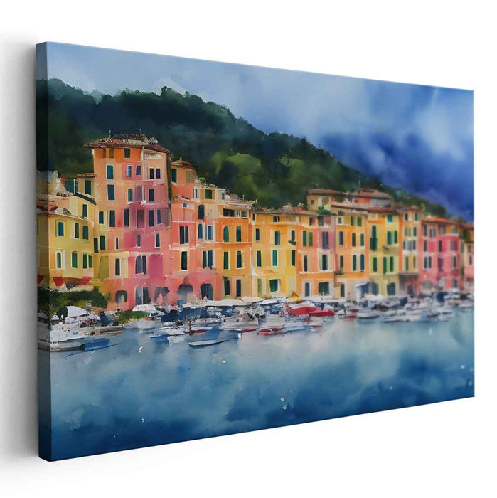 Watercolor Portofino #134
