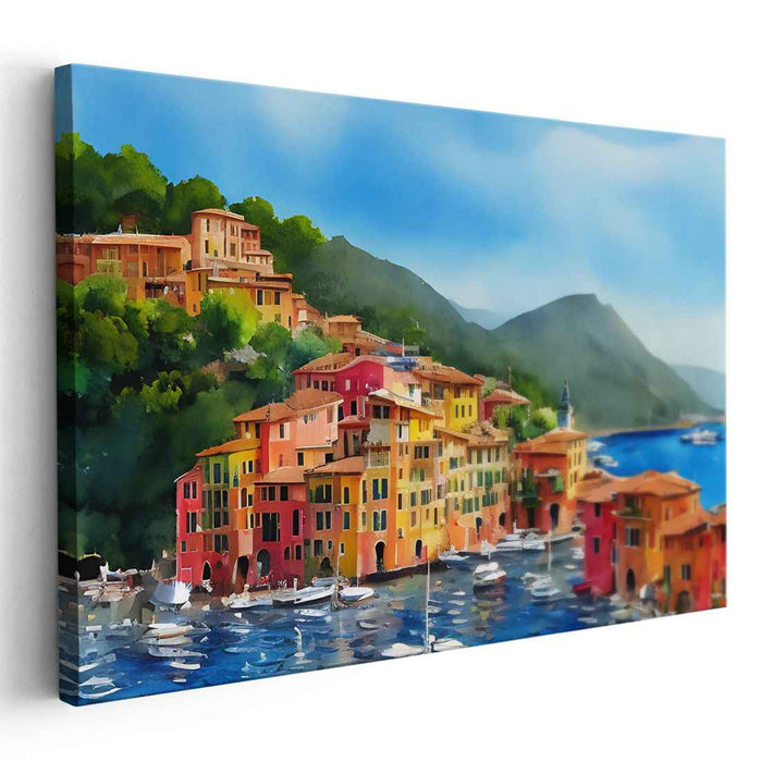 Watercolor Portofino #136