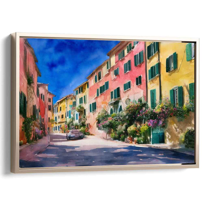 Watercolor Portofino Streets #104