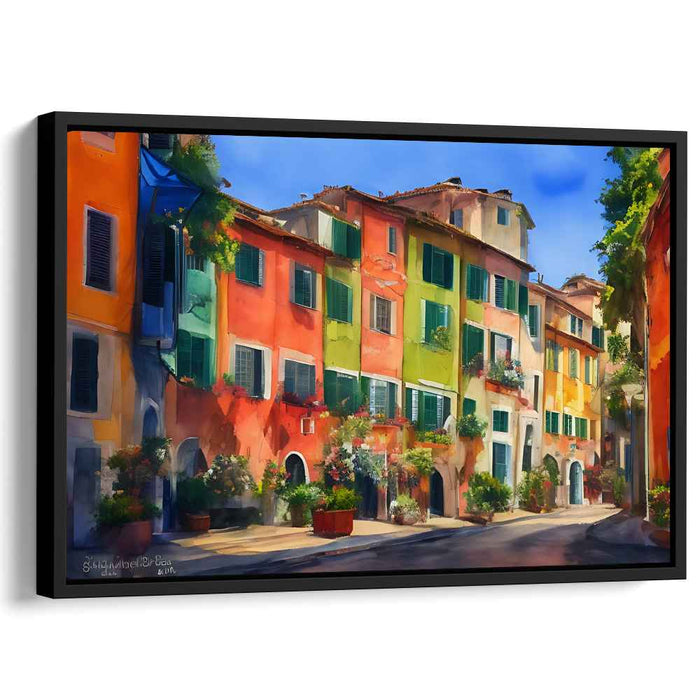 Watercolor Portofino Streets #110