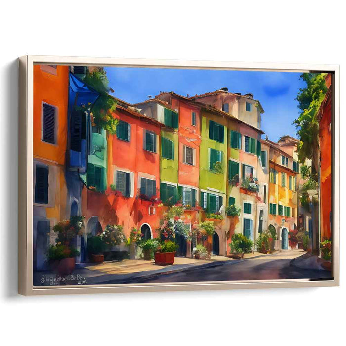 Watercolor Portofino Streets #110